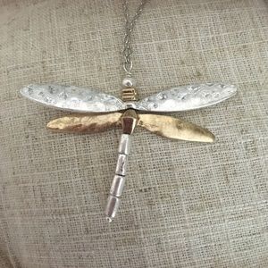 JJill Dragonfly Long Necklace